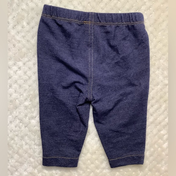 Carters Jean Look Leggings 3 month 3M - Picture 5 of 5